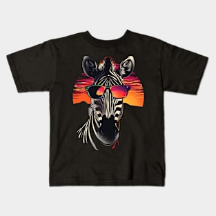 Zebra Harmonious Herd Kids T-Shirt